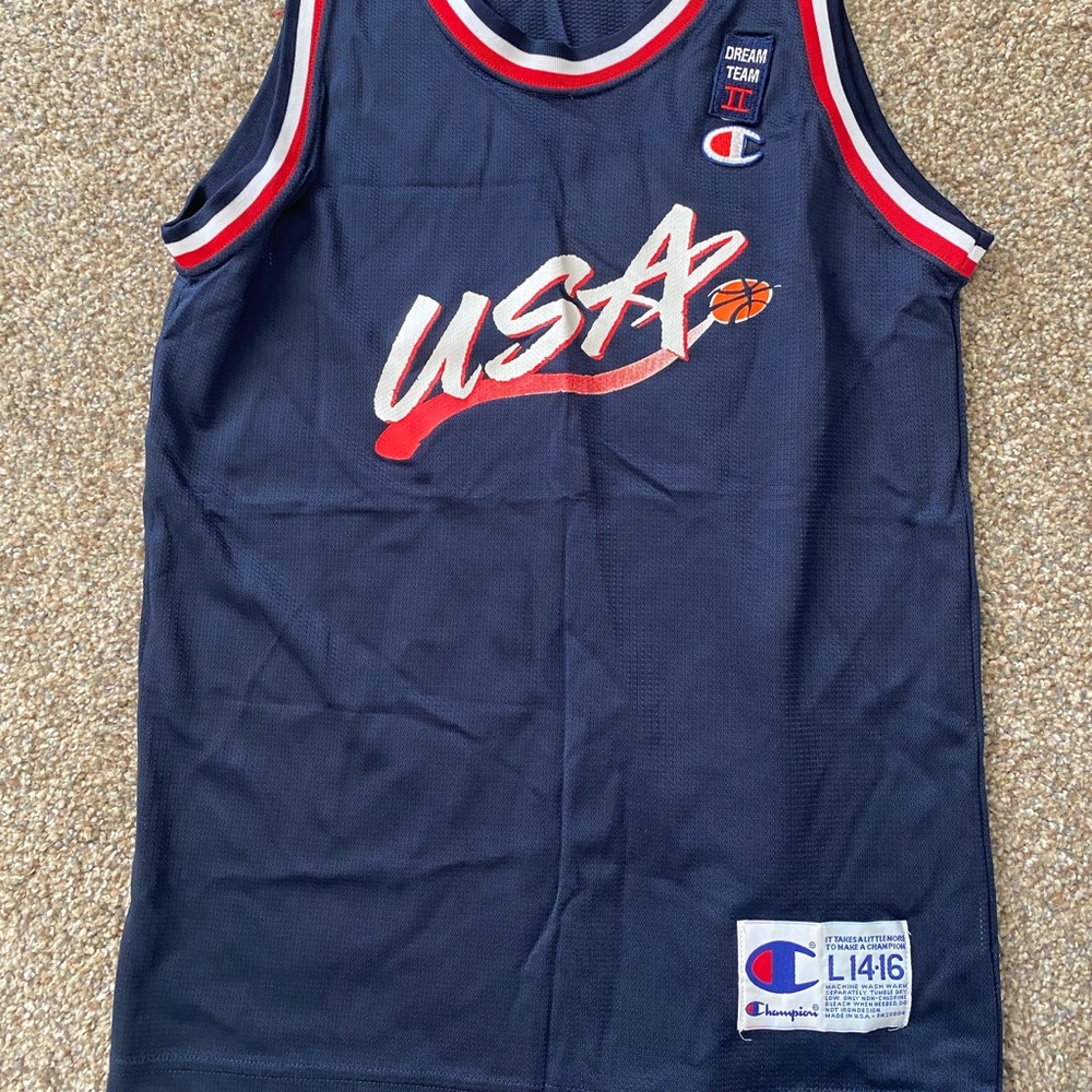 Champion USA generic Dream Team II Jersey size Youth L 14-16